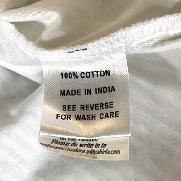 🍀3/50 VAN HEUSEN Cotton Fitted Shirt (M) - Picture 10 of 16